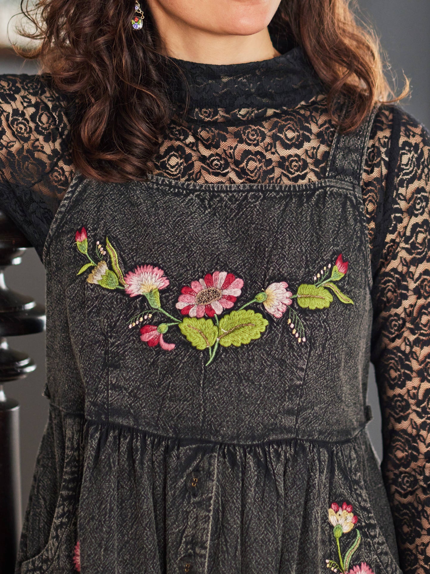 Charlie Pinafore Dress - La De Da
