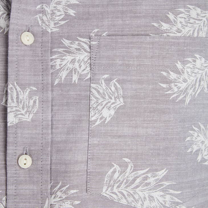 Andy Printed Slub Shirt - La De Da