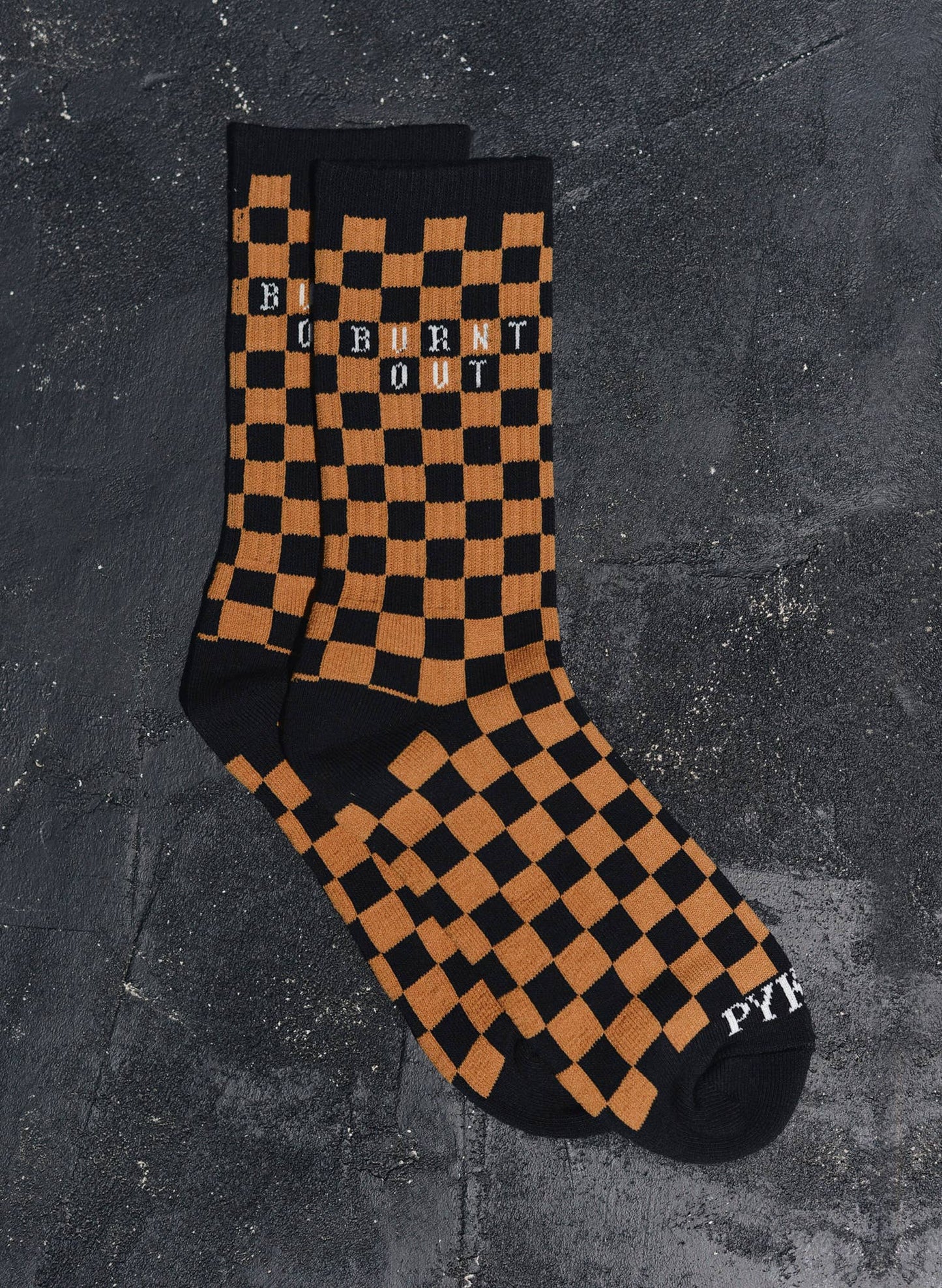 Burnt Out Vintage Style Crew Socks - La De Da
