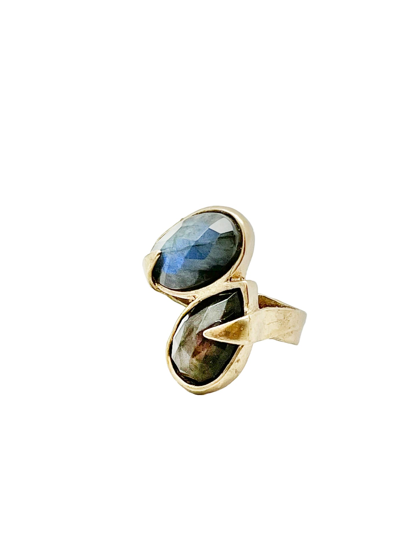 Double Stacked Gemstone Ring - La De Da