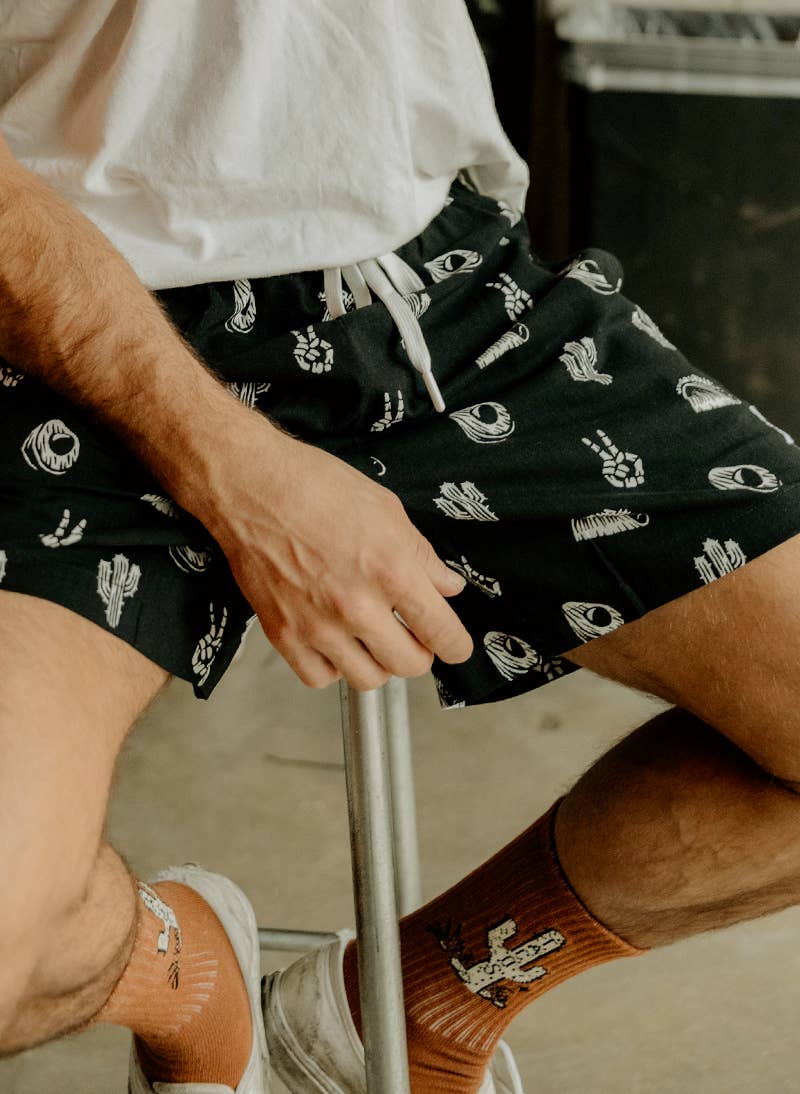 No Problemo Tacos & Cactus Walk Shorts - La De Da