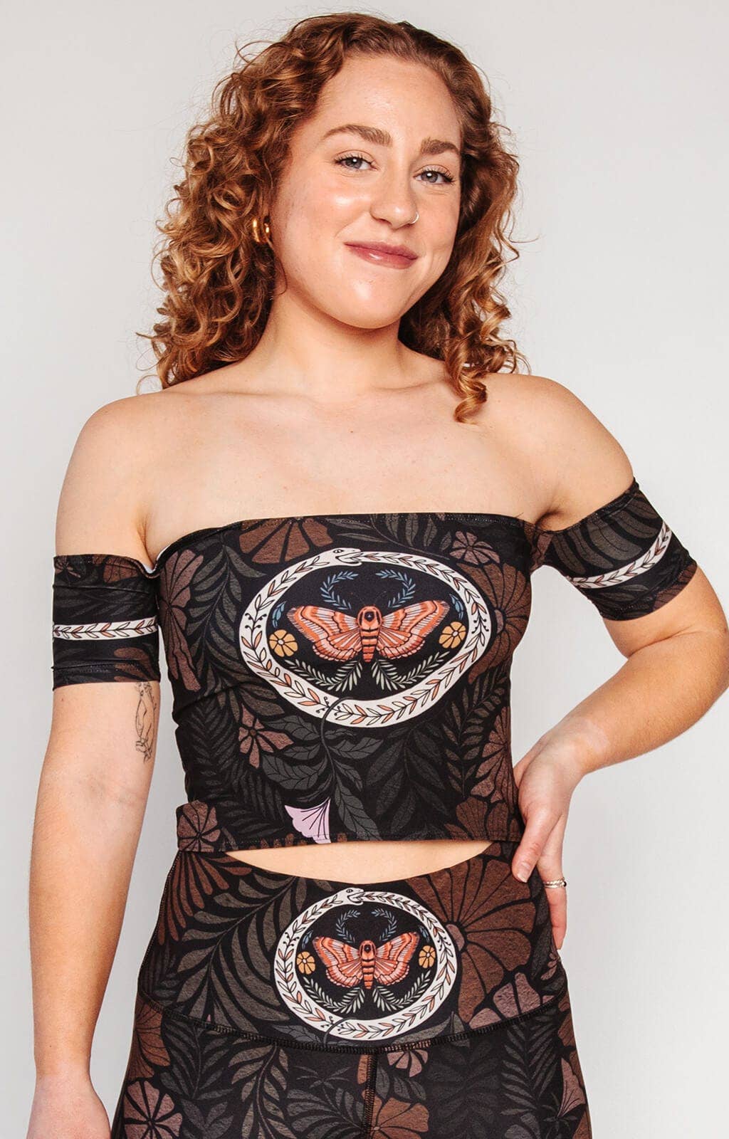 Off The Shoulder Bandeau in Ouraboros - La De Da