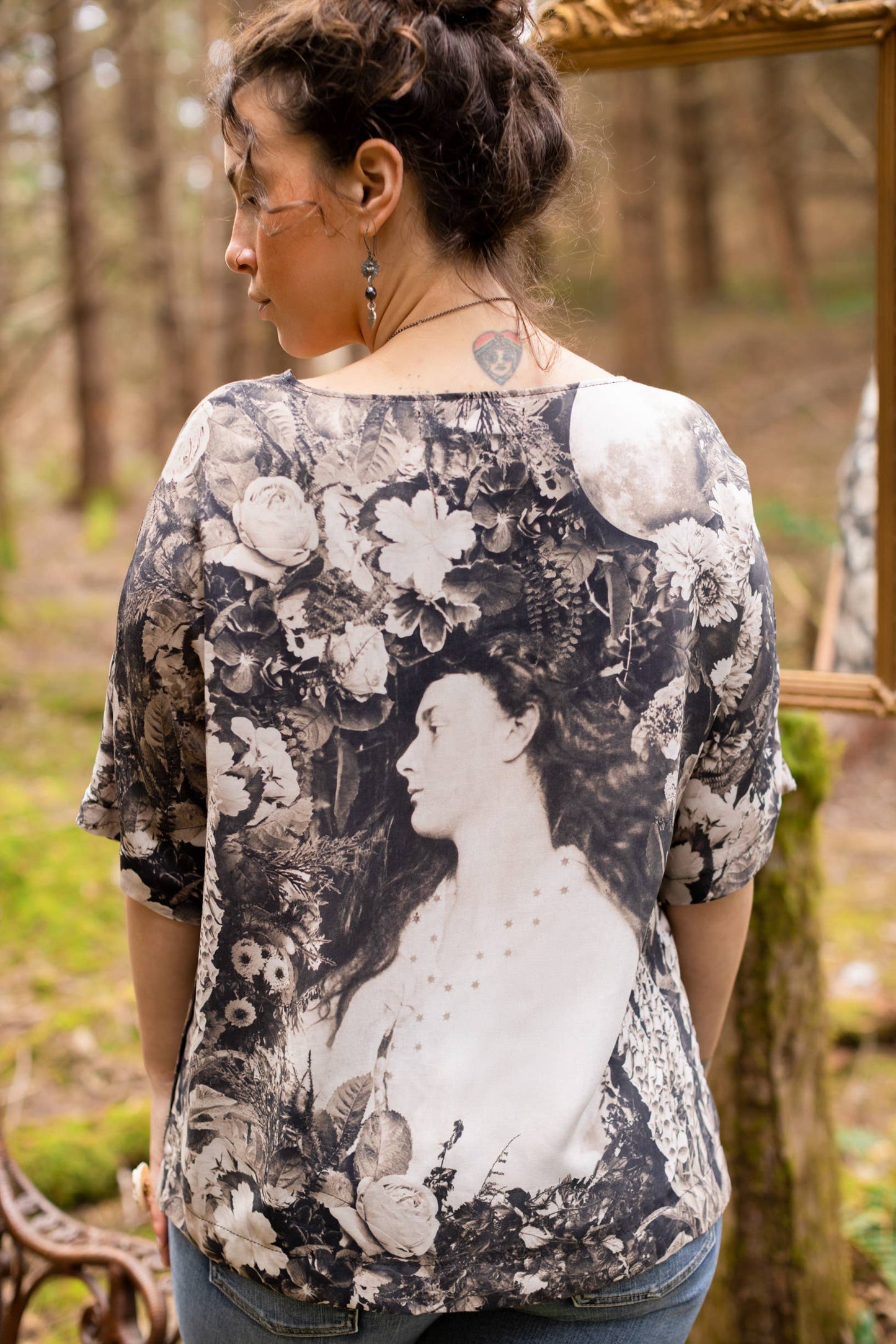The Looking Glass Tee Luxe Bamboo Tunic Shirt - La De Da