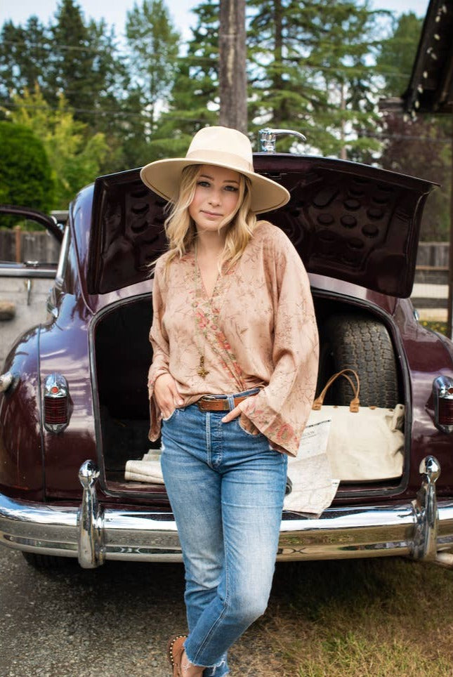 Map of My Heart Cropped Kimono - La De Da