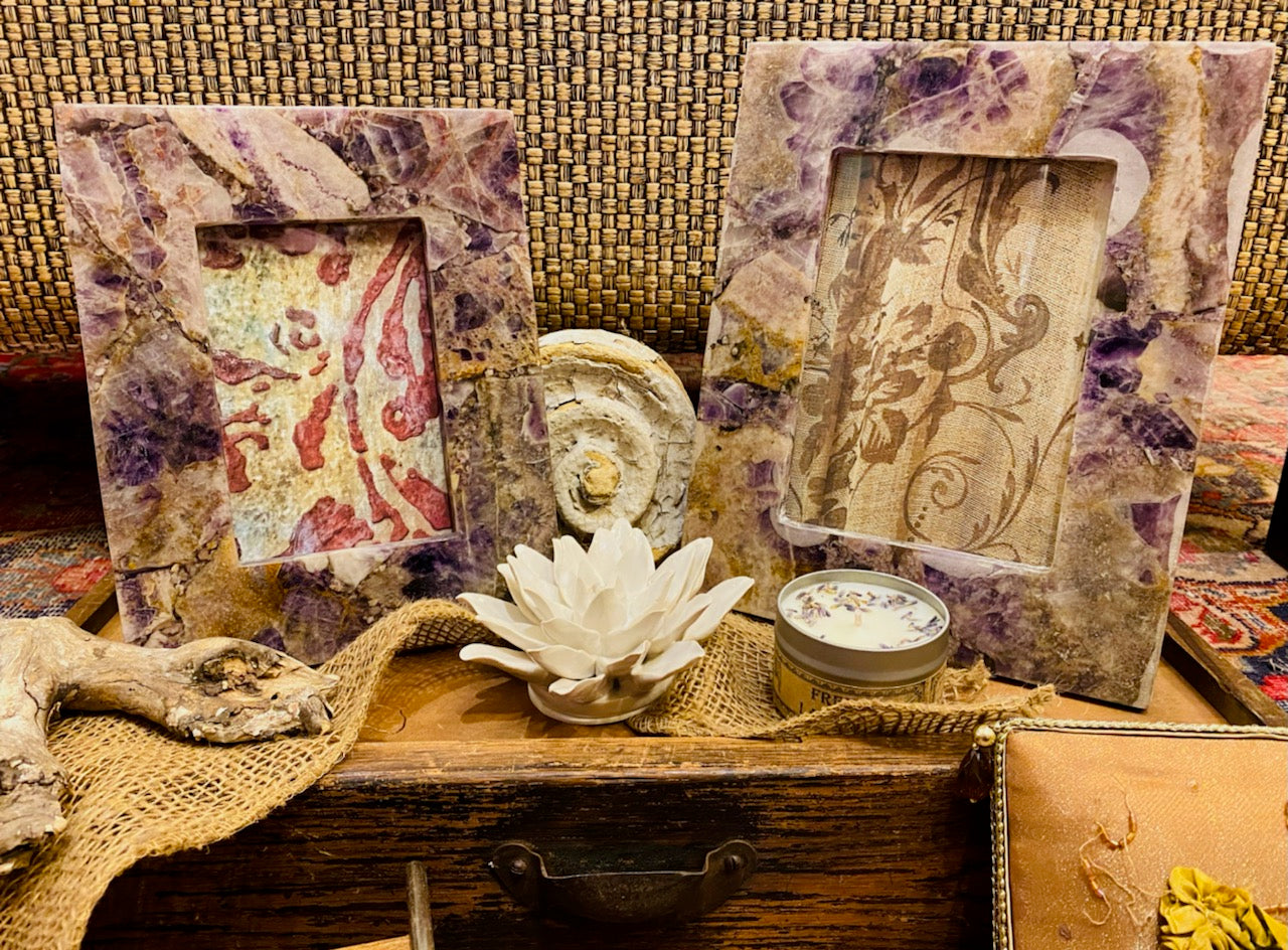 Purple Agate Picture Frame - La De Da