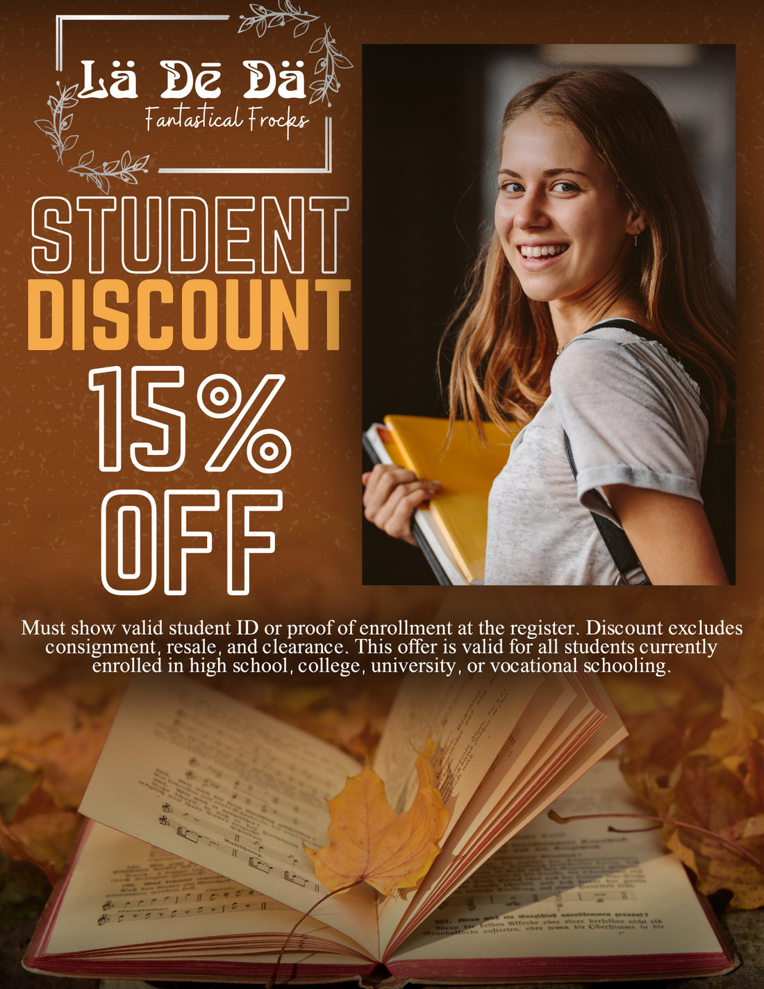 Exciting News: Introducing Student Discount at Our Store!