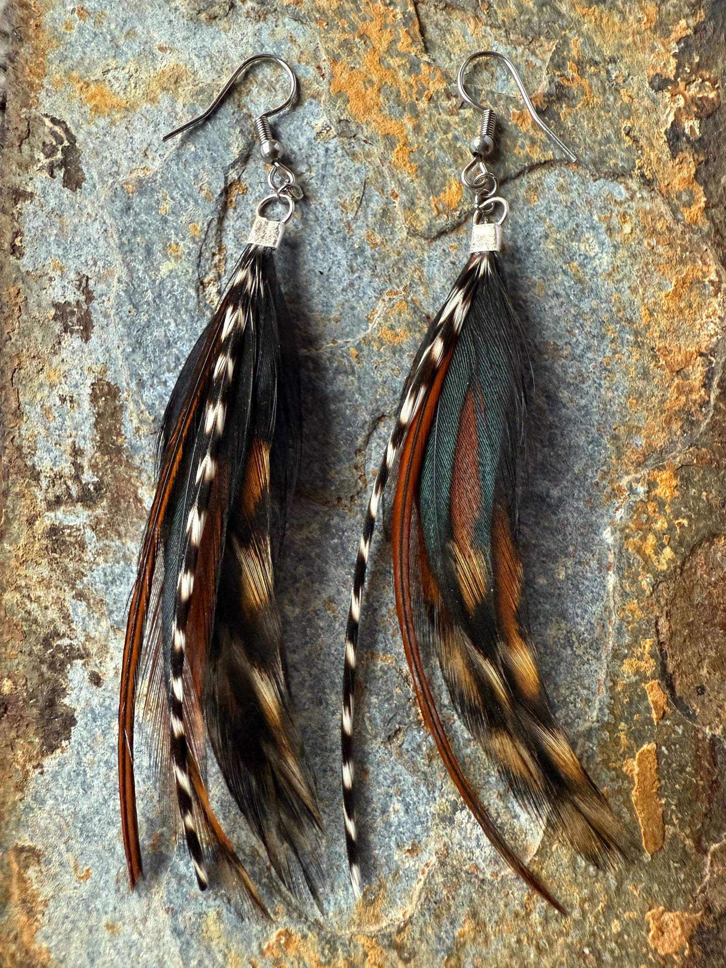Sunset Skies Feather Lightweight Stylish Earrings