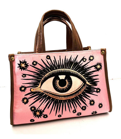 The Funky Velvet Mega Bag - Rosa Claro / Baby Pink