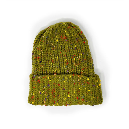 Pebble Speckled Hat - Olive