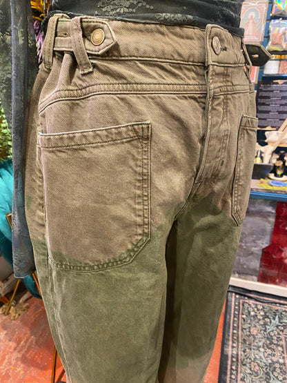 Custom Dyed Palmer Jeans - Breen
