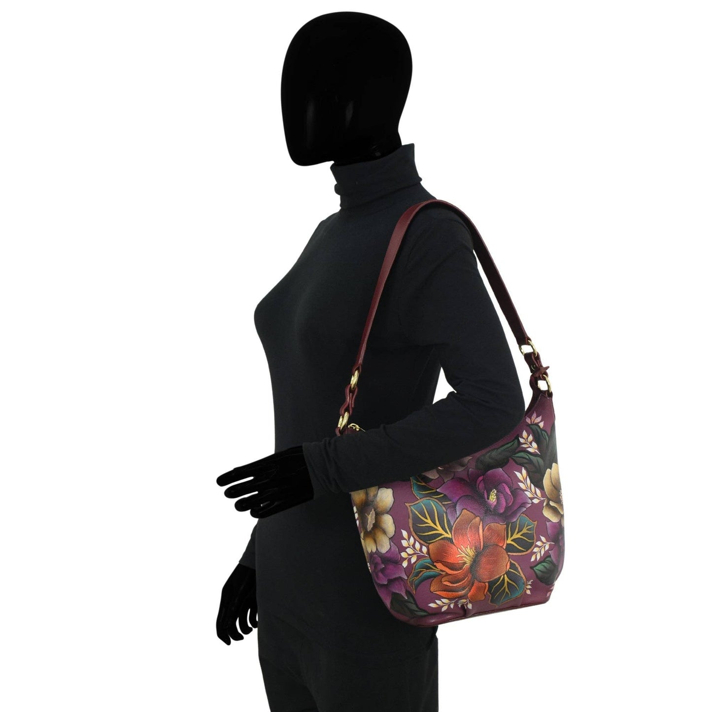 Large Shoulder Hobo - Floral Print