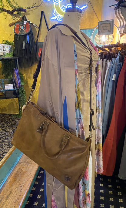 Hallman Leather Bag - Camel