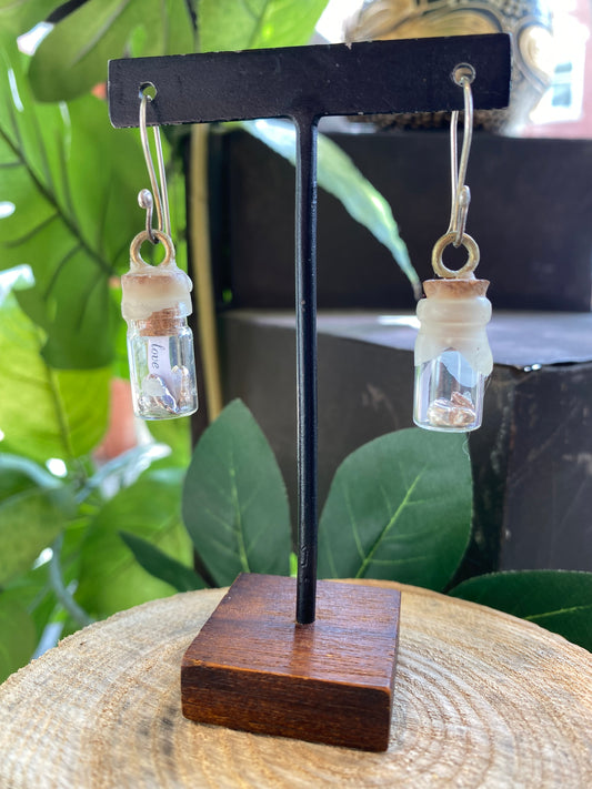 Fine Silver Lover Notes Earring *425E-38