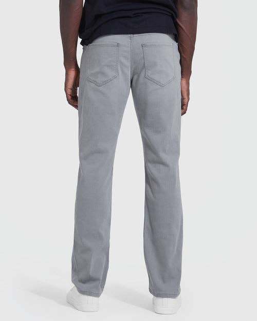 Grey Wash Straight Fit Jeans