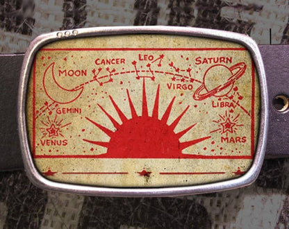 Celestial Planets Belt Buckle