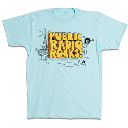 Public Radio Rocks - Standard Large - Purist Blue