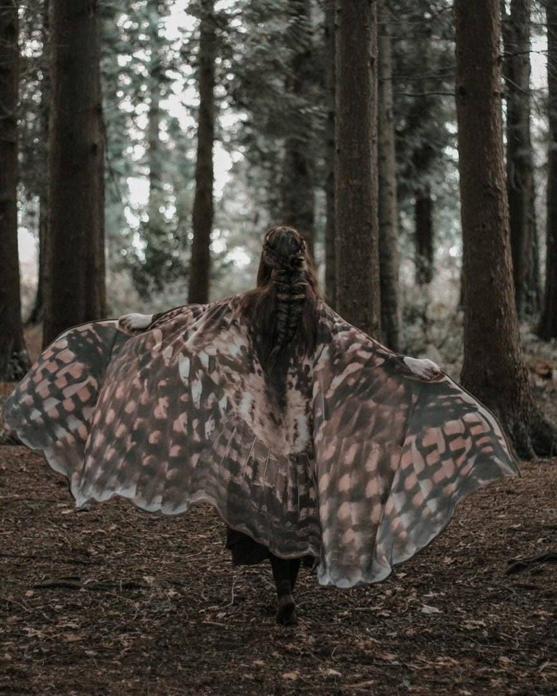 Owl wings halloween costume crow bird angel feathers - La De Da