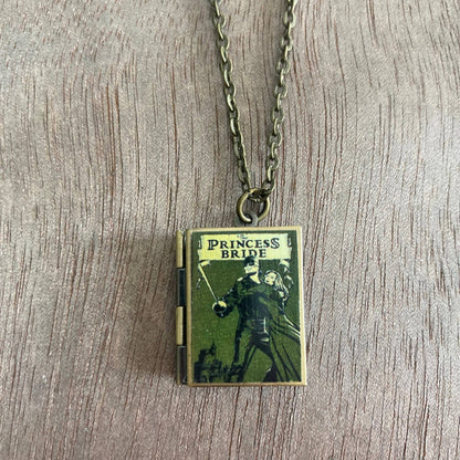 Book Locket The Princess Bride - Bronze