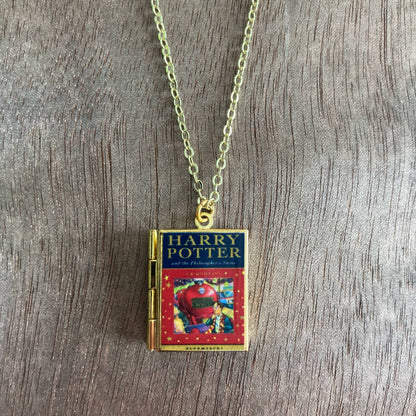 Book Locket Harry Potter - Book 1 - Brass