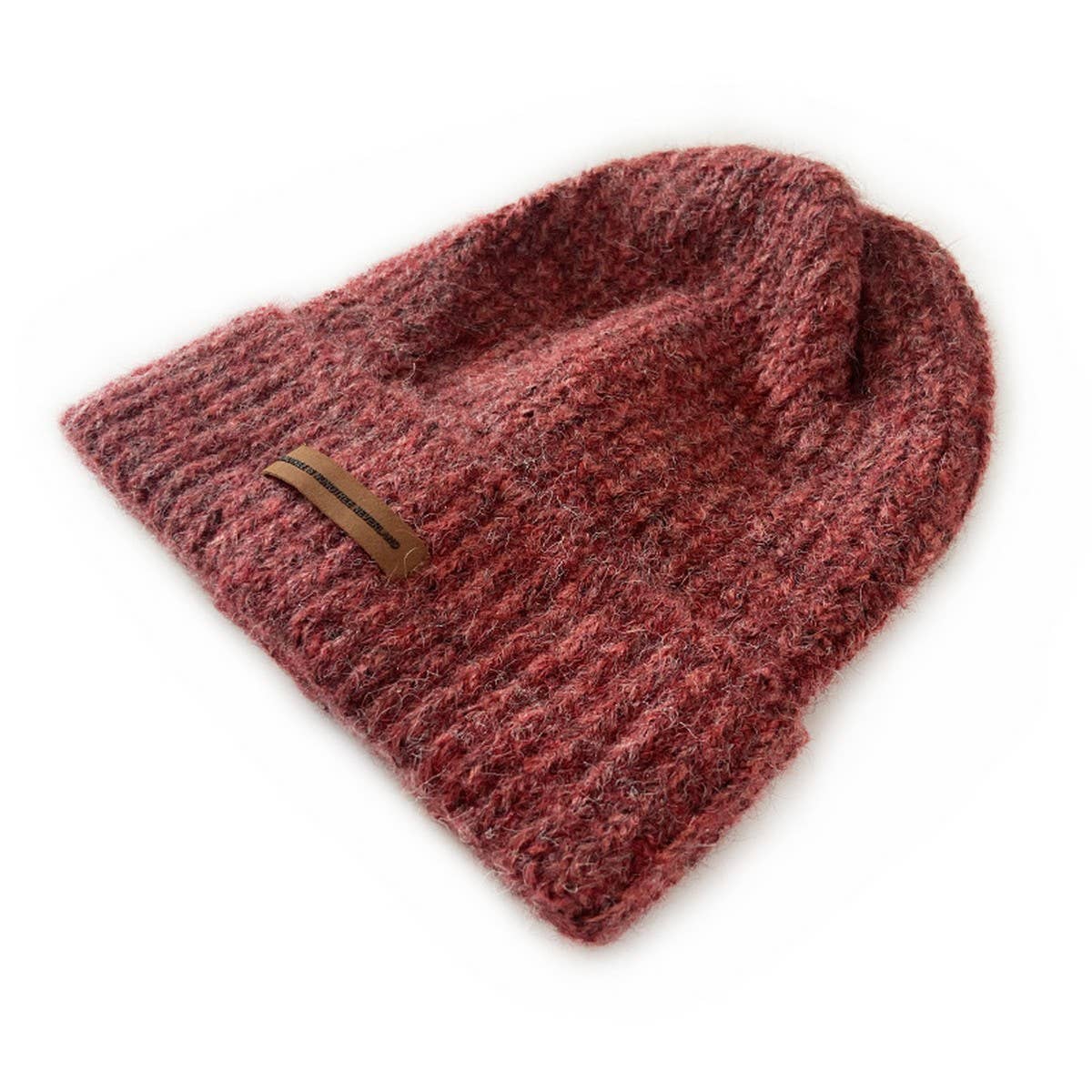 Adult Knitted Hat - Unisex (Wine)