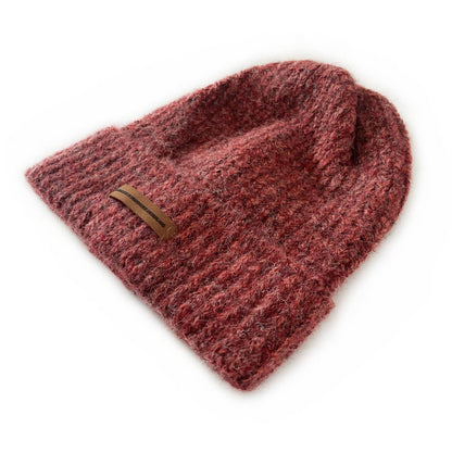 Adult Knitted Hat - Unisex (Wine)
