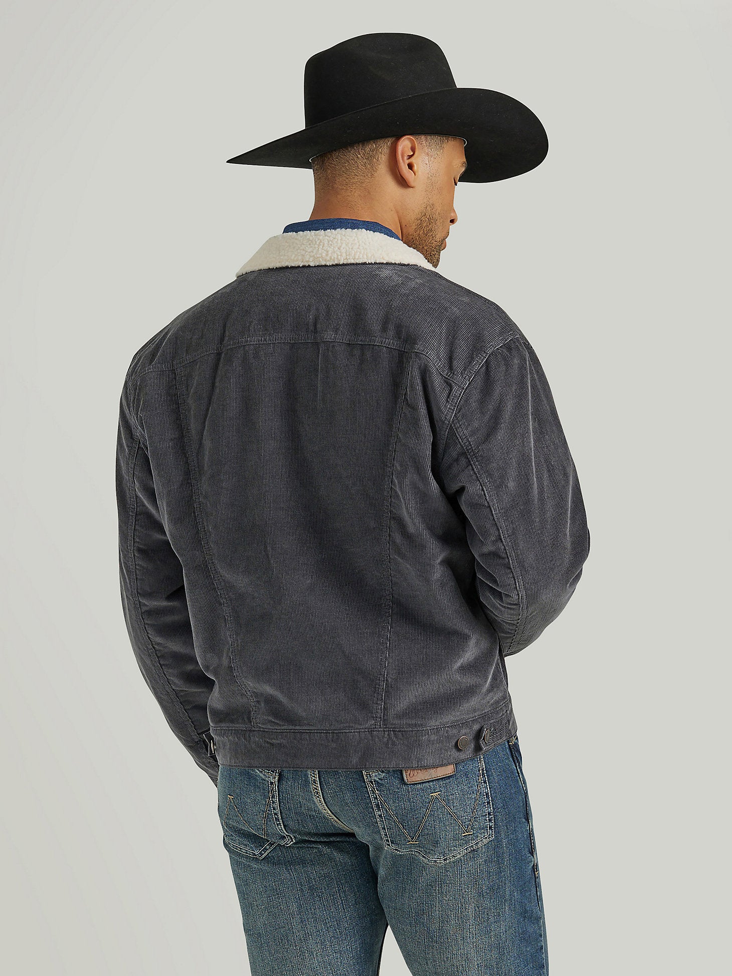 Cowboy Cut Sherpa Lined Corduroy Jacket La De Da