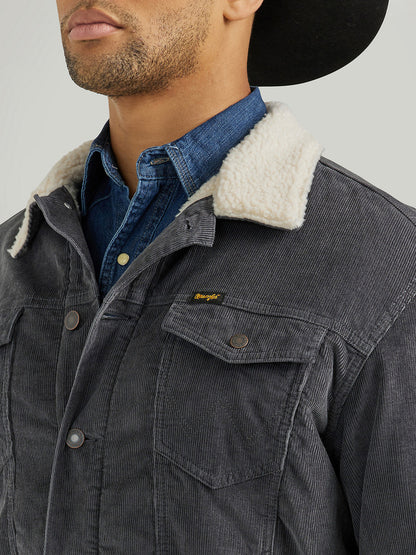 Cowboy Cut Sherpa Lined Corduroy Jacket