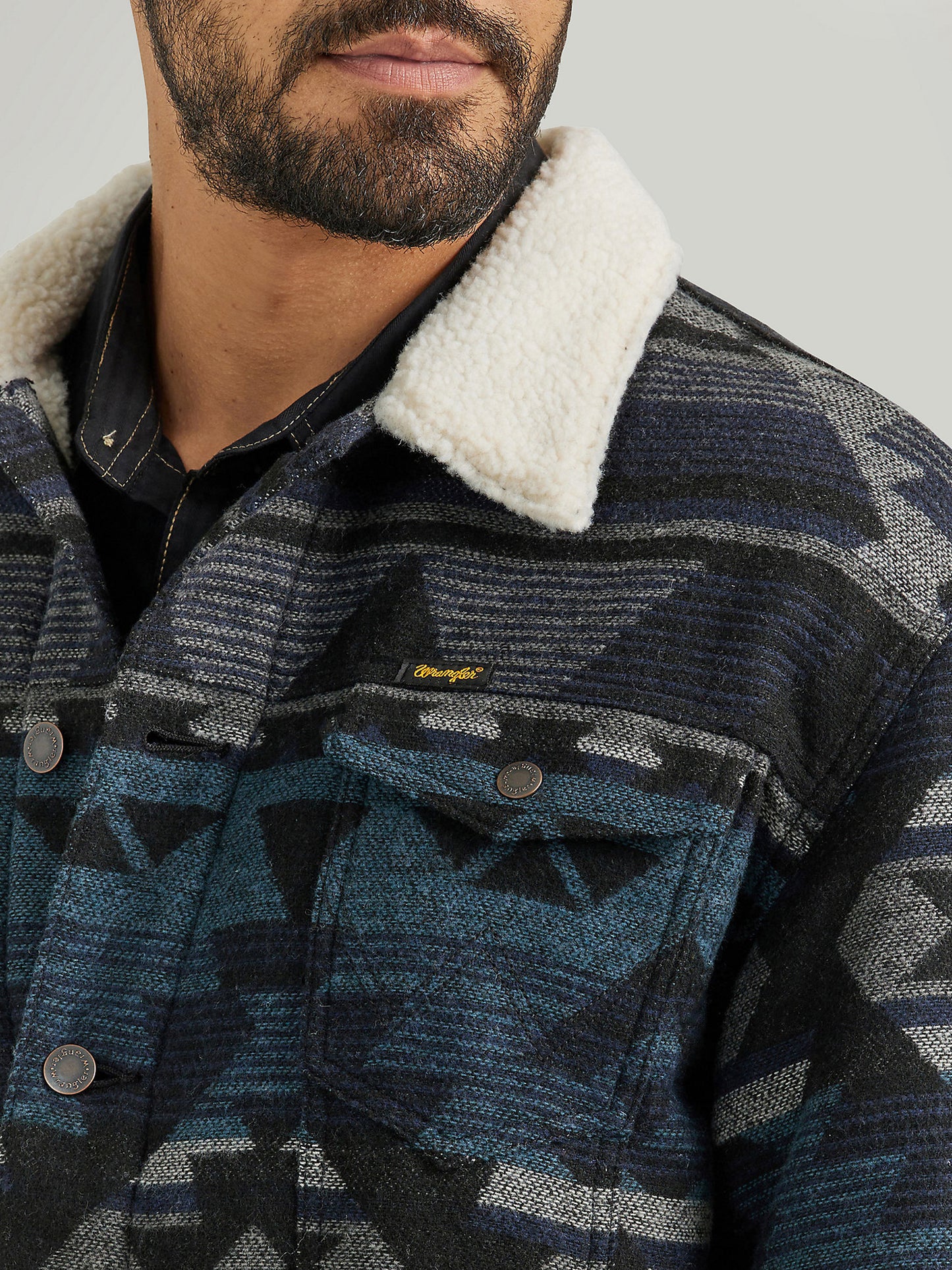 Men's Jacquard Print Jacket