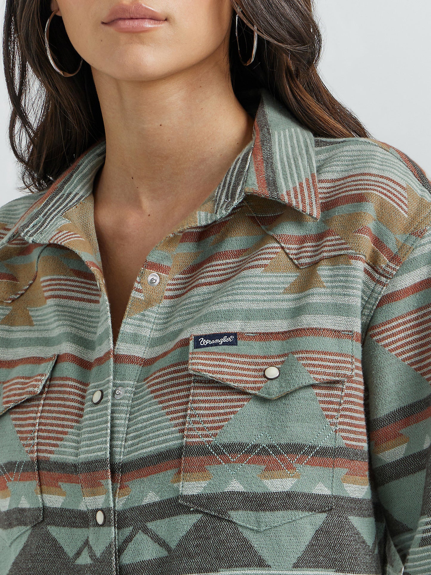 Women's Wrangler Retro Snap Shirt - Sage