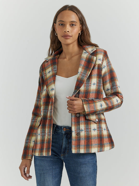 Western Printed Blazer