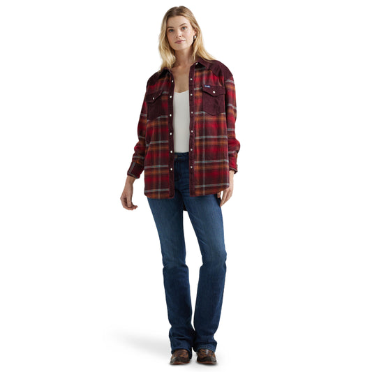 Women's Lumberjack Button Up- Red Plaid