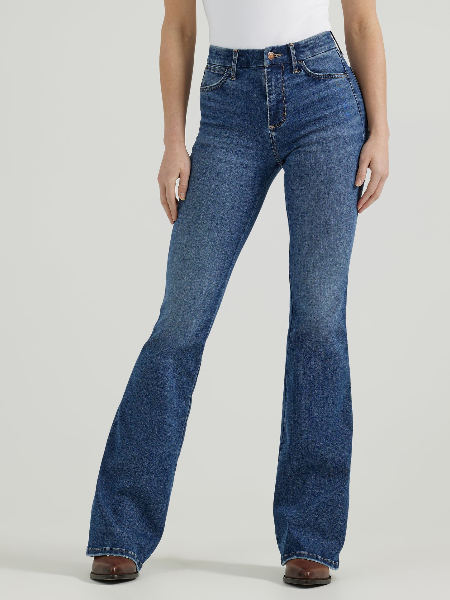 Bespoke Denim High Rise Flare Jean - Lily