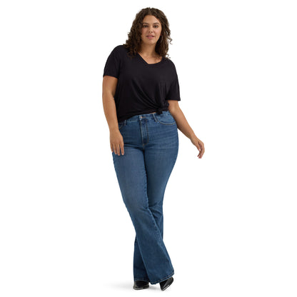 Bespoke Denim High Rise Flare Jean - Lily