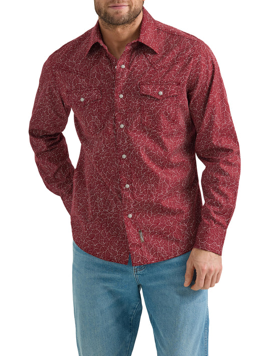 Mens Retro Button Up