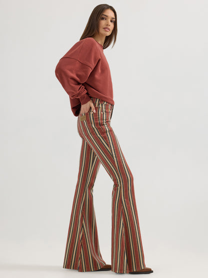 Clay Denay Stripe Bell Bottoms