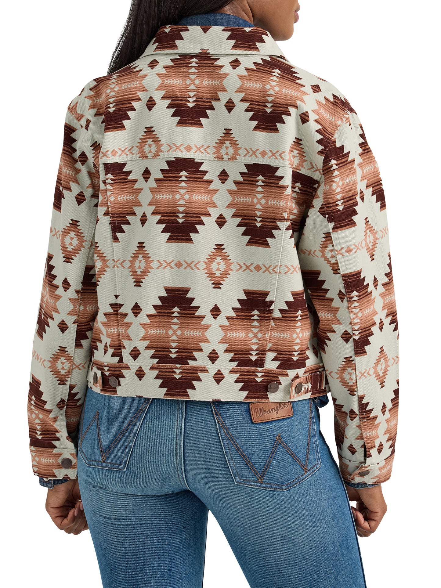 Women's Wrangler Western Printed Boyfriend Jacket