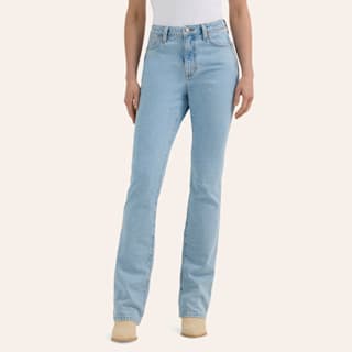 Retro Bailey Light Wash Bootcut Jean - Aubriell