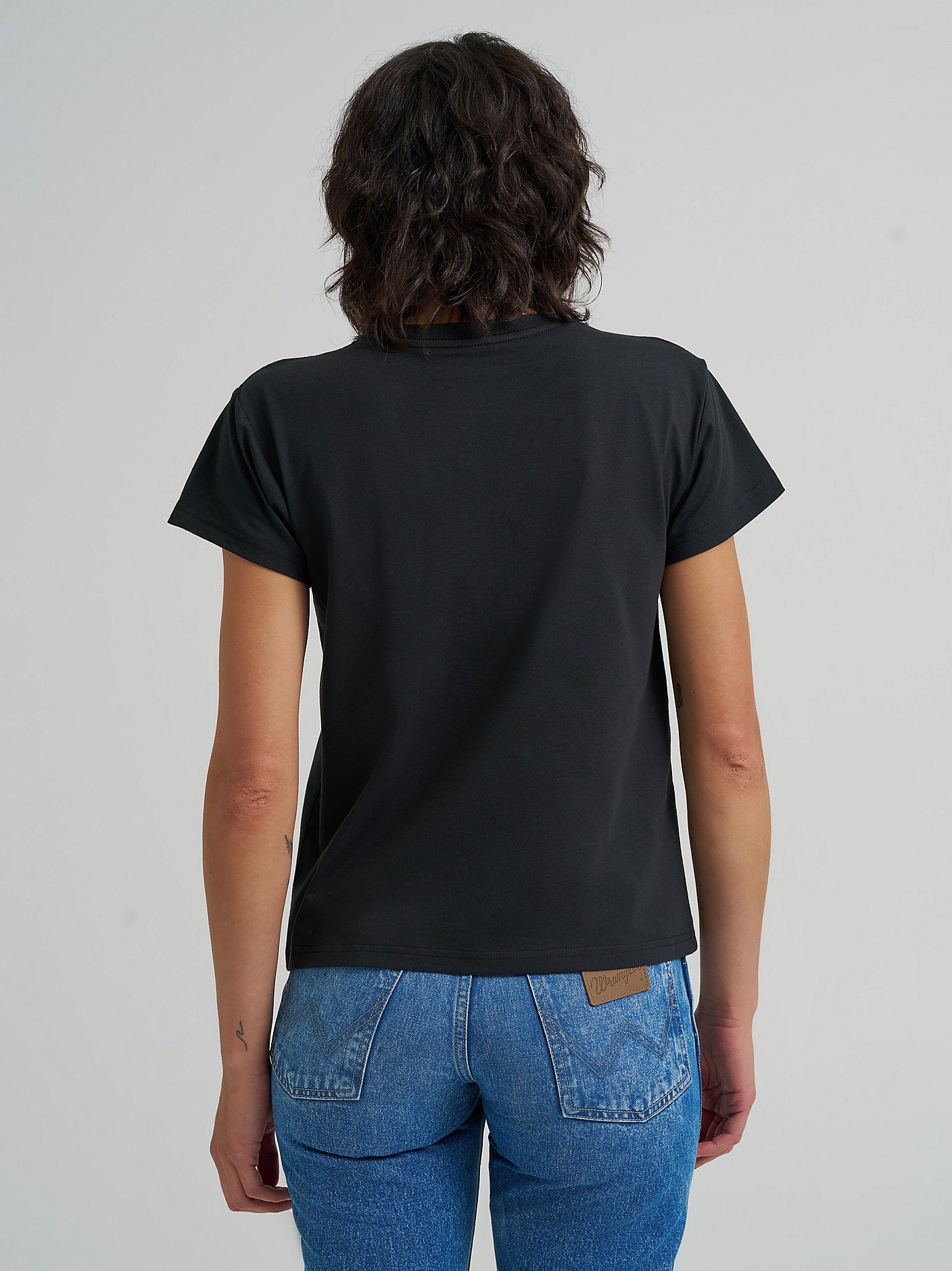 Midnight Rodeo Retro Regular Fit Tee - Black