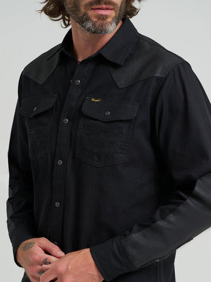 Men's Filson x Wrangler Adventure Shirt - Black