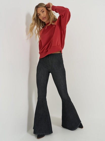 Pull-on Bell Bottoms - Black