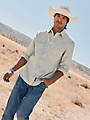 Mens Western Snap Solid Shirt - Mint
