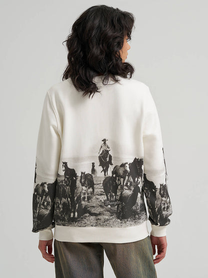 Womens Wrangler  Graphic Pullover