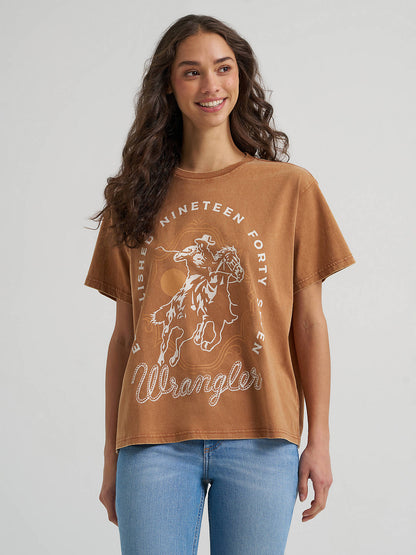 Girlfriend Fit Wrangler 1947 Tee