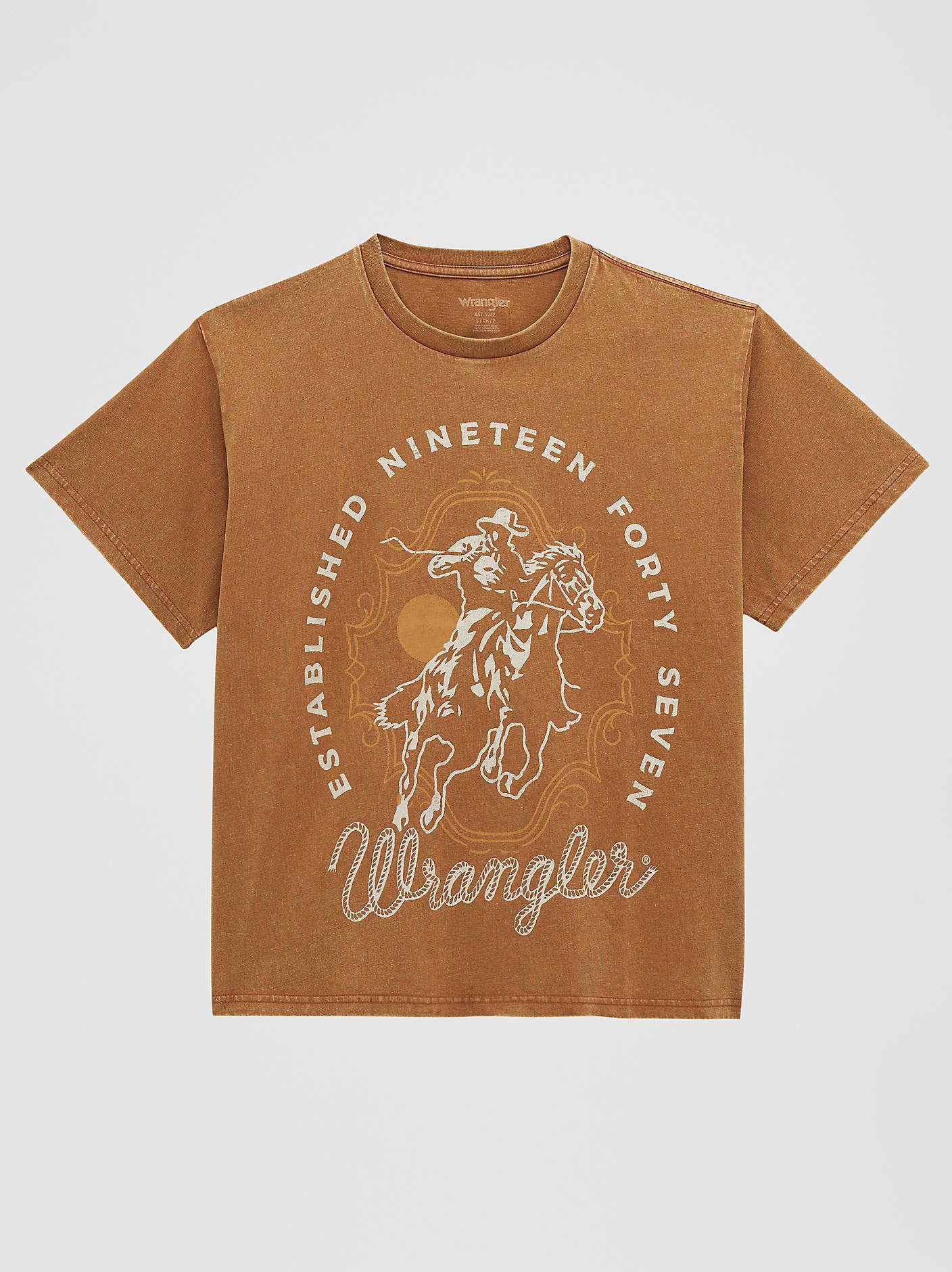 Girlfriend Fit Wrangler 1947 Tee