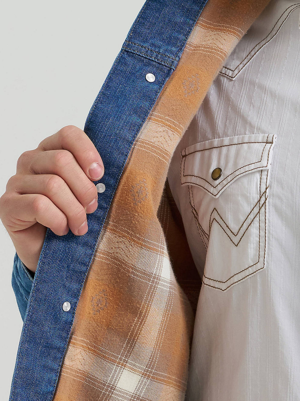 Cowboy Cut Flannel Lined Denim Jacket
