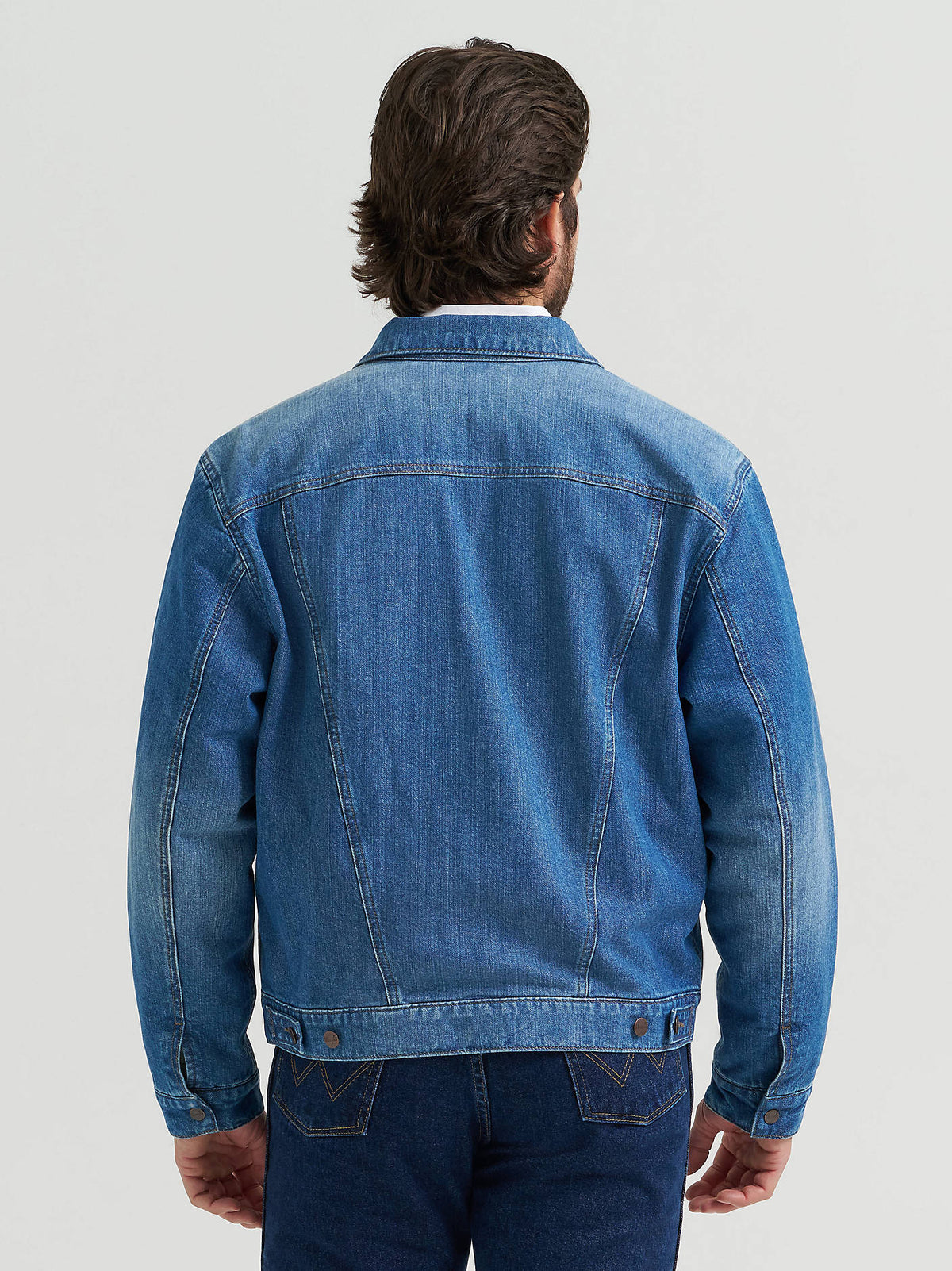 Cowboy Cut Flannel Lined Denim Jacket