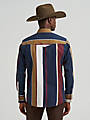Western Mens Vintage Brush Long Sleeve
