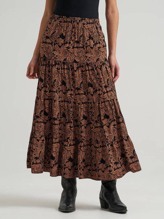 Retro Punchy Skirt - Black