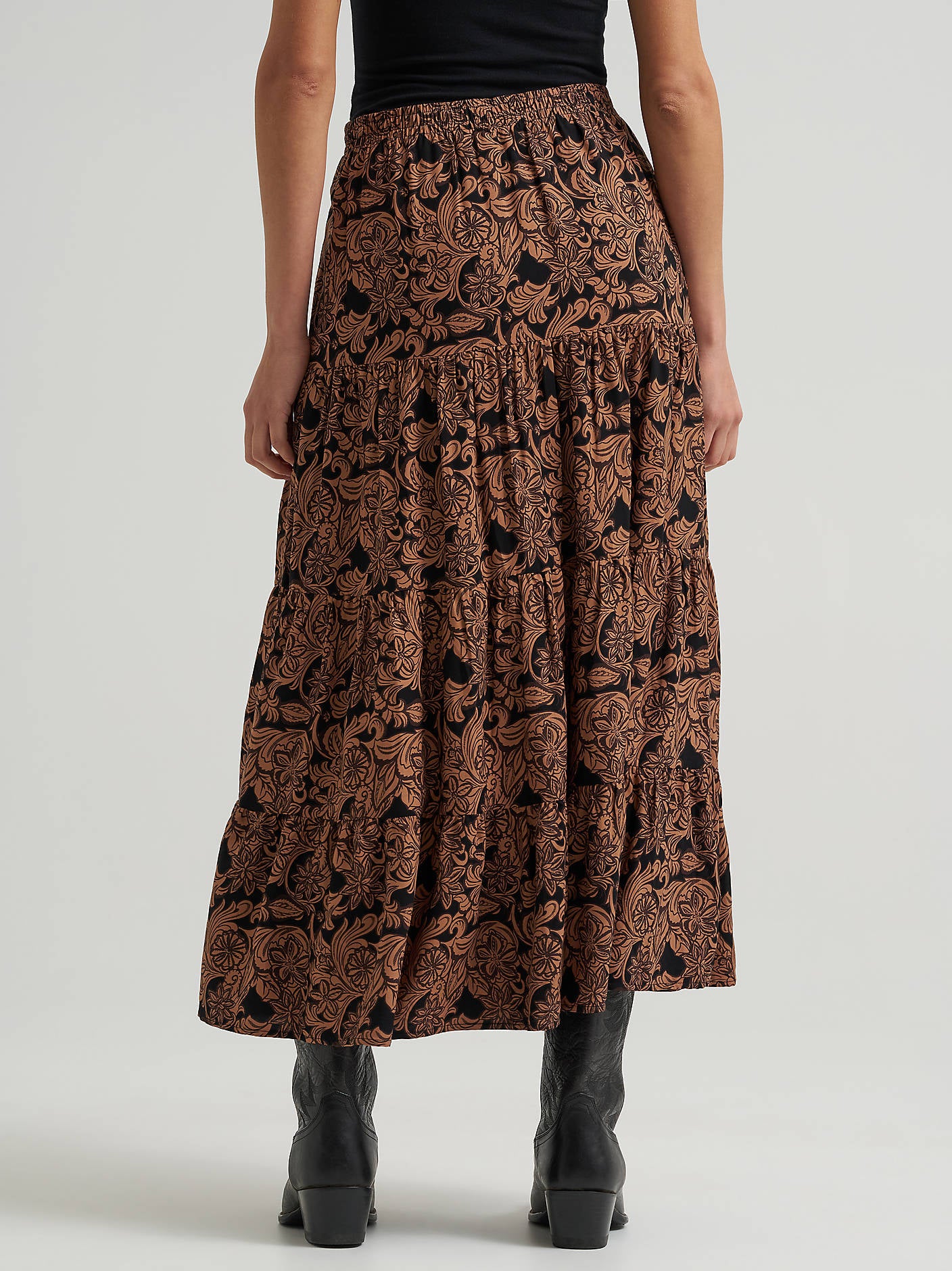 Retro Punchy Skirt - Black