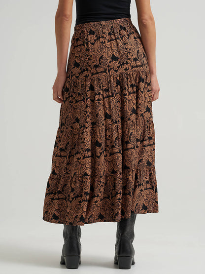 Retro Punchy Skirt - Black